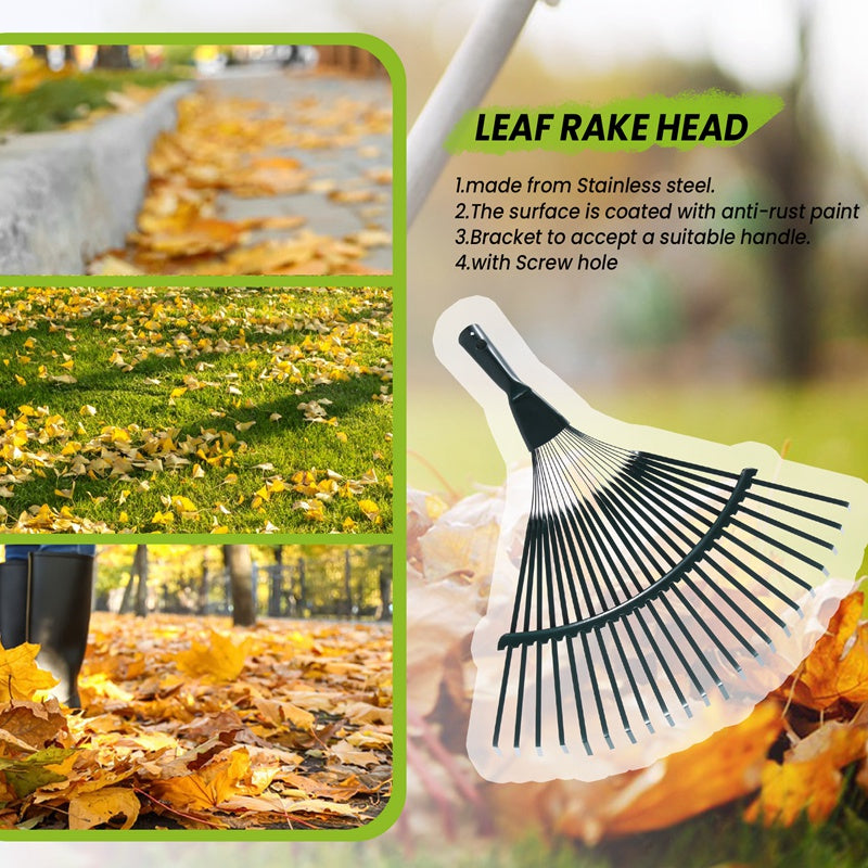 Garden 22 Toothed Grass Rake Head