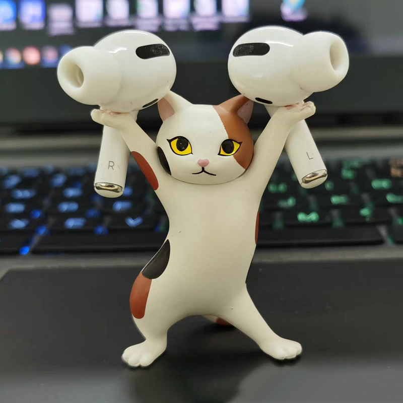 Dancing Cats Pen Holder Weightlifting - elehancea