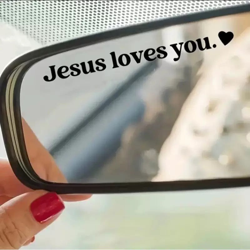 💖New "I Love You, Drive Safely" Waterproof Car Sticker