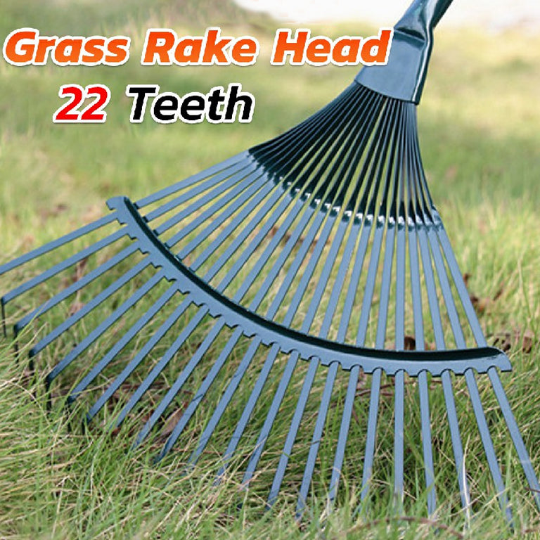 Garden 22 Toothed Grass Rake Head
