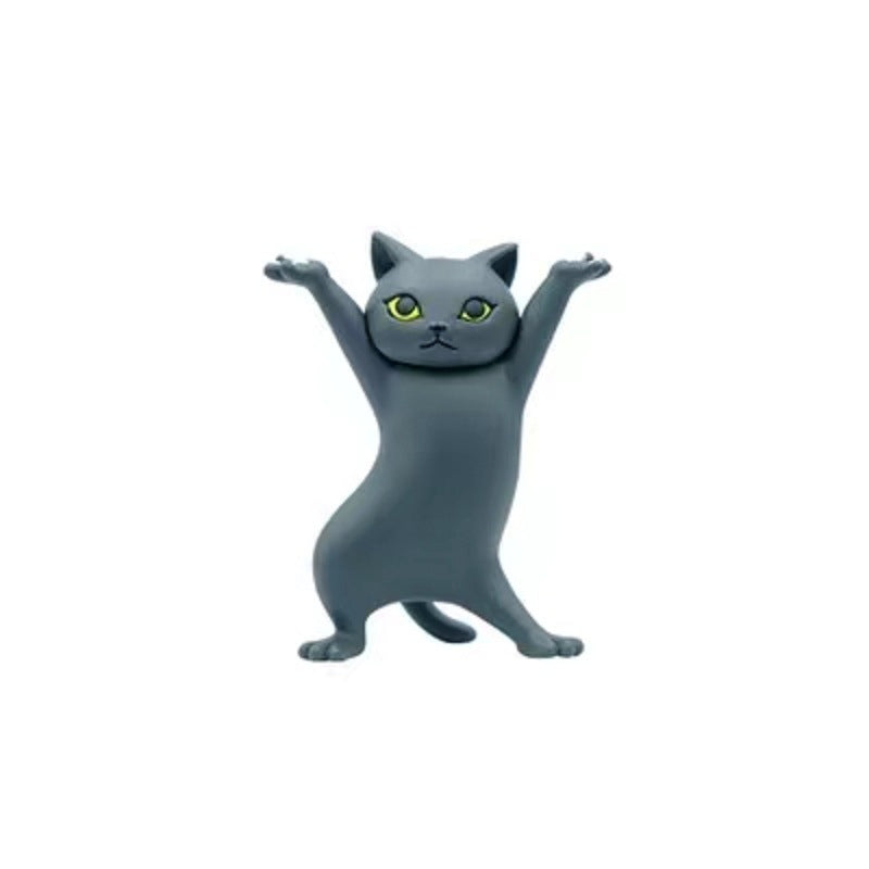 Dancing Cats Pen Holder Weightlifting - elehancea