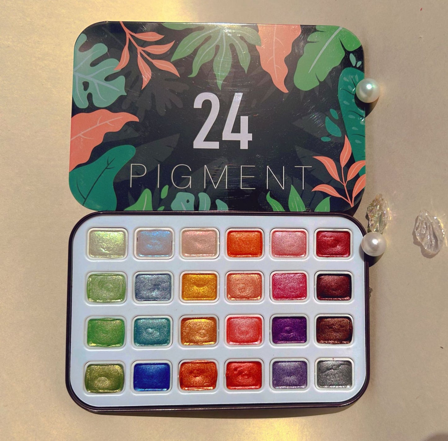 ✨Letzter Tag 49%OFF-Tropic Forest Pearl Aquarellfarbe