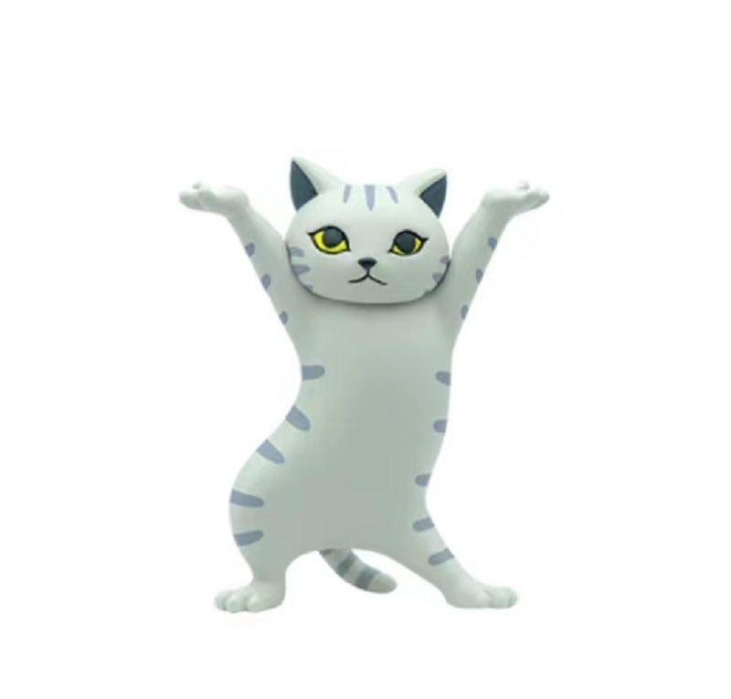 Dancing Cats Pen Holder Weightlifting - elehancea