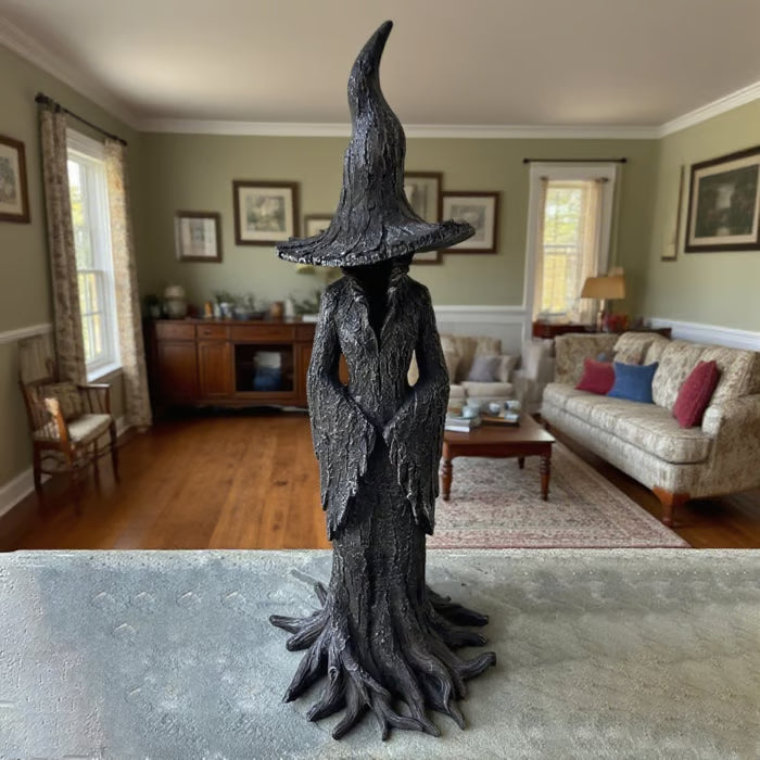 🔥LAST DAY 49% OFF - ❤️🔥🧙♀️Hand-Painted Enchanting Witch Statue: The Guardian of Your Home