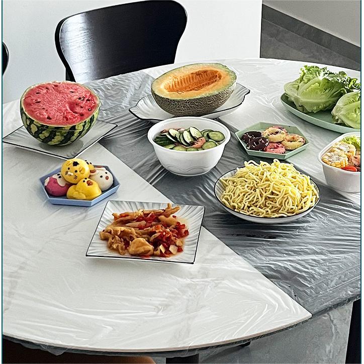 🔥HOT SALE - 49% OFF🔥Biodegradable Retractable Round Table Cover - elehancea
