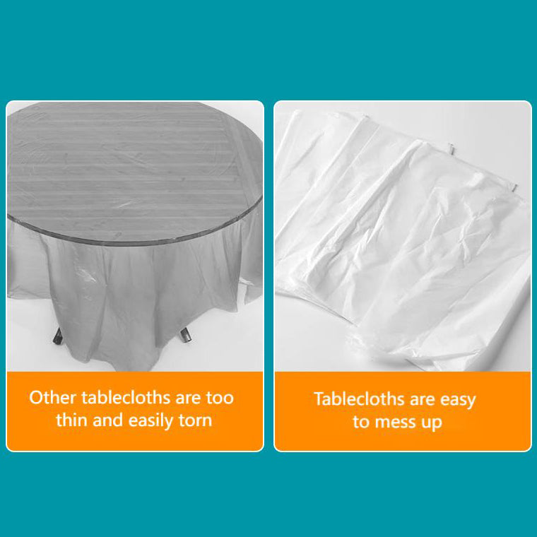 🔥HOT SALE - 49% OFF🔥Biodegradable Retractable Round Table Cover - elehancea