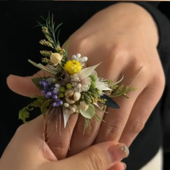 DIY Eternal Bloom Floral Pair Rings(2pcs)