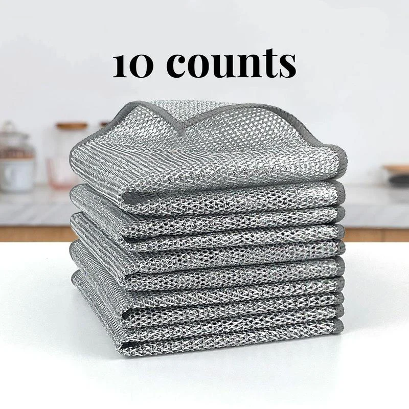 All-in-One Cleaning solution-Non Scratch Wire Dishcloth