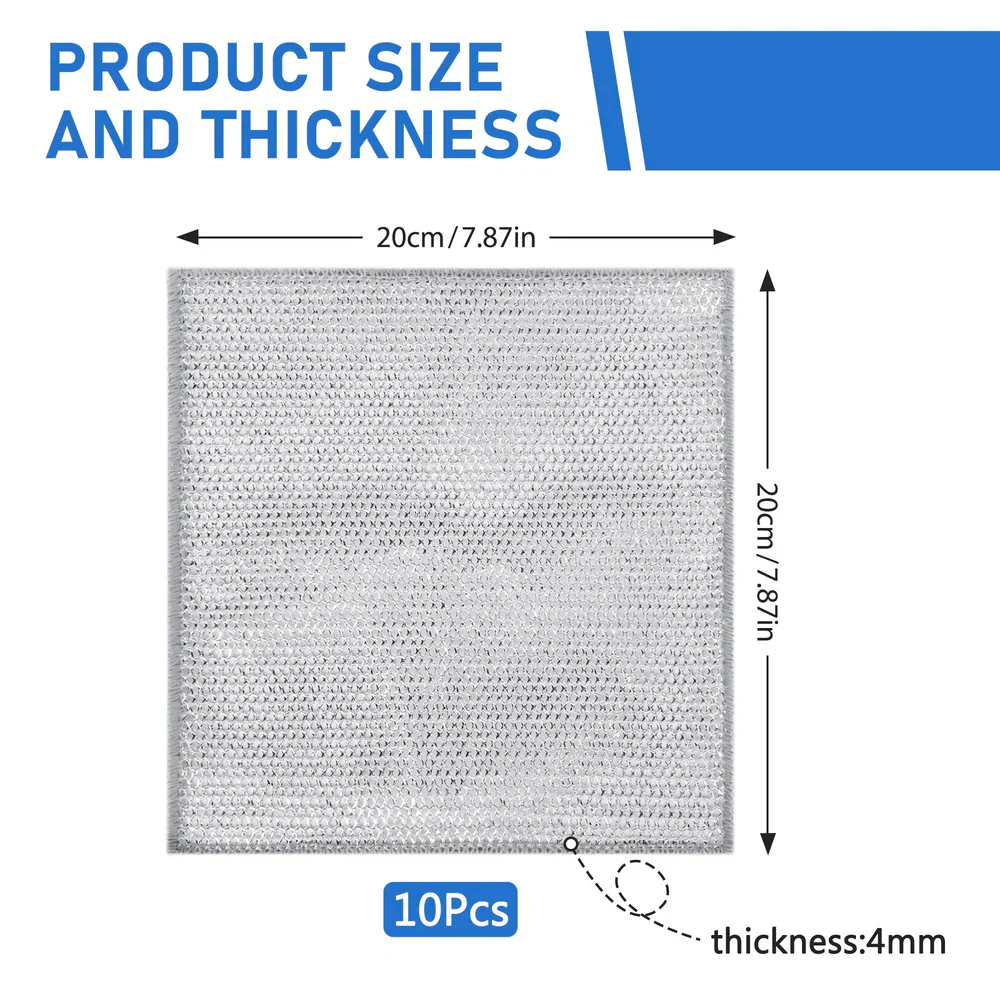 All-in-One Cleaning solution-Non Scratch Wire Dishcloth