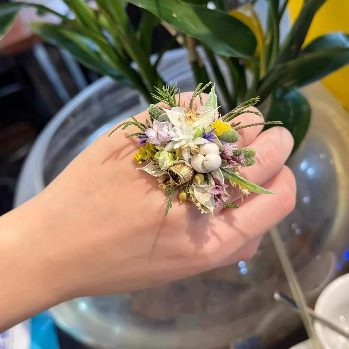 DIY Eternal Bloom Floral Pair Rings(2pcs)