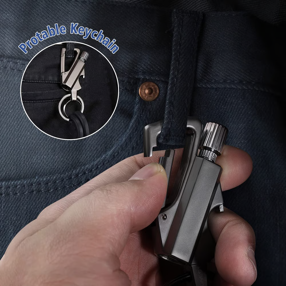 🔥Last Day 49% OFF 🎁 Permanent Match Infinity Lighter with Multitool Keychain Bottle Opener