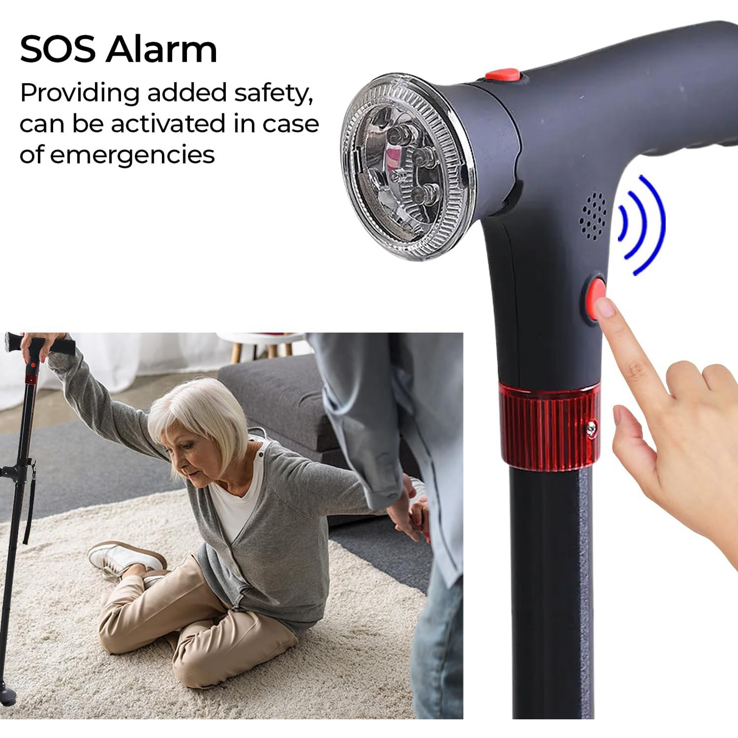 New Year Sale 49% OFF🔥Dual Grip Collapsible Walking Cane