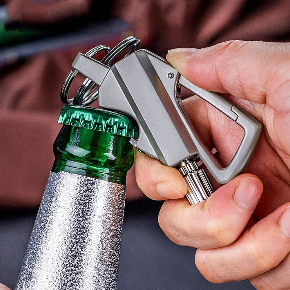 🔥Last Day 49% OFF 🎁 Permanent Match Infinity Lighter with Multitool Keychain Bottle Opener