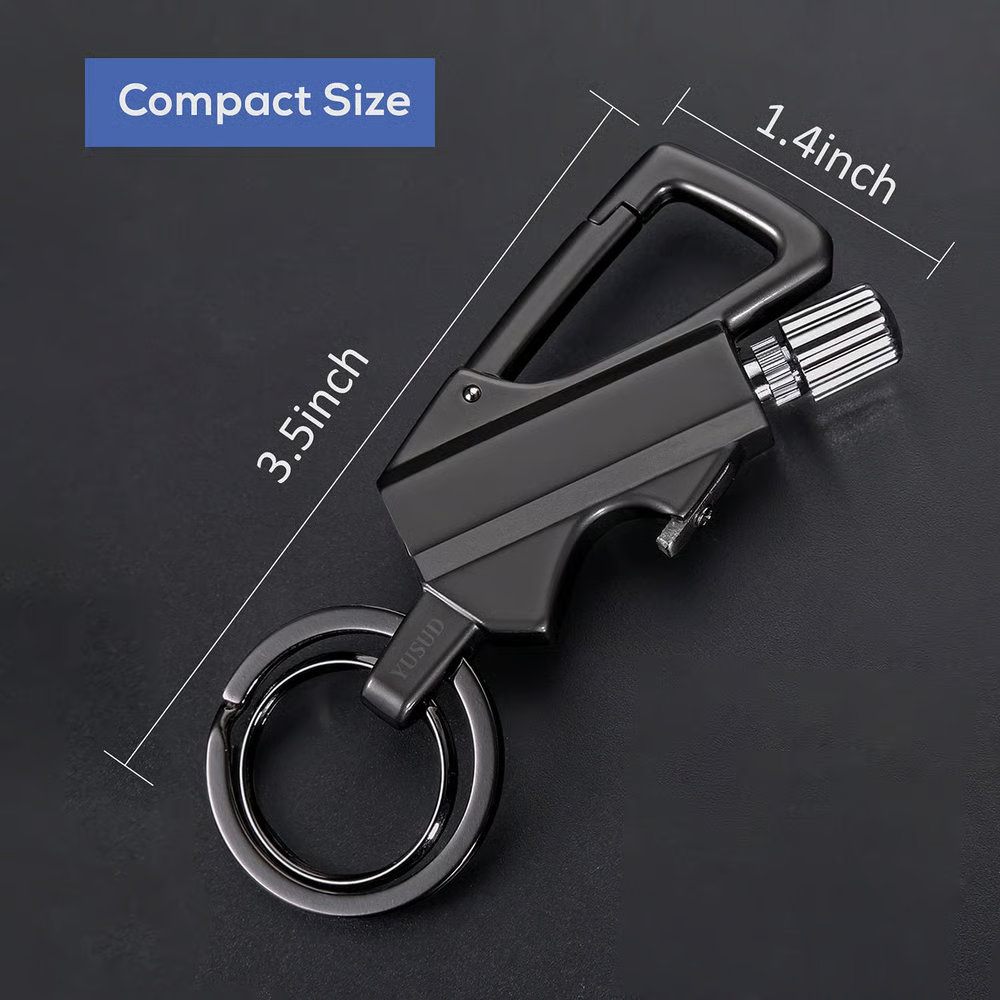 🔥Last Day 49% OFF 🎁 Permanent Match Infinity Lighter with Multitool Keychain Bottle Opener