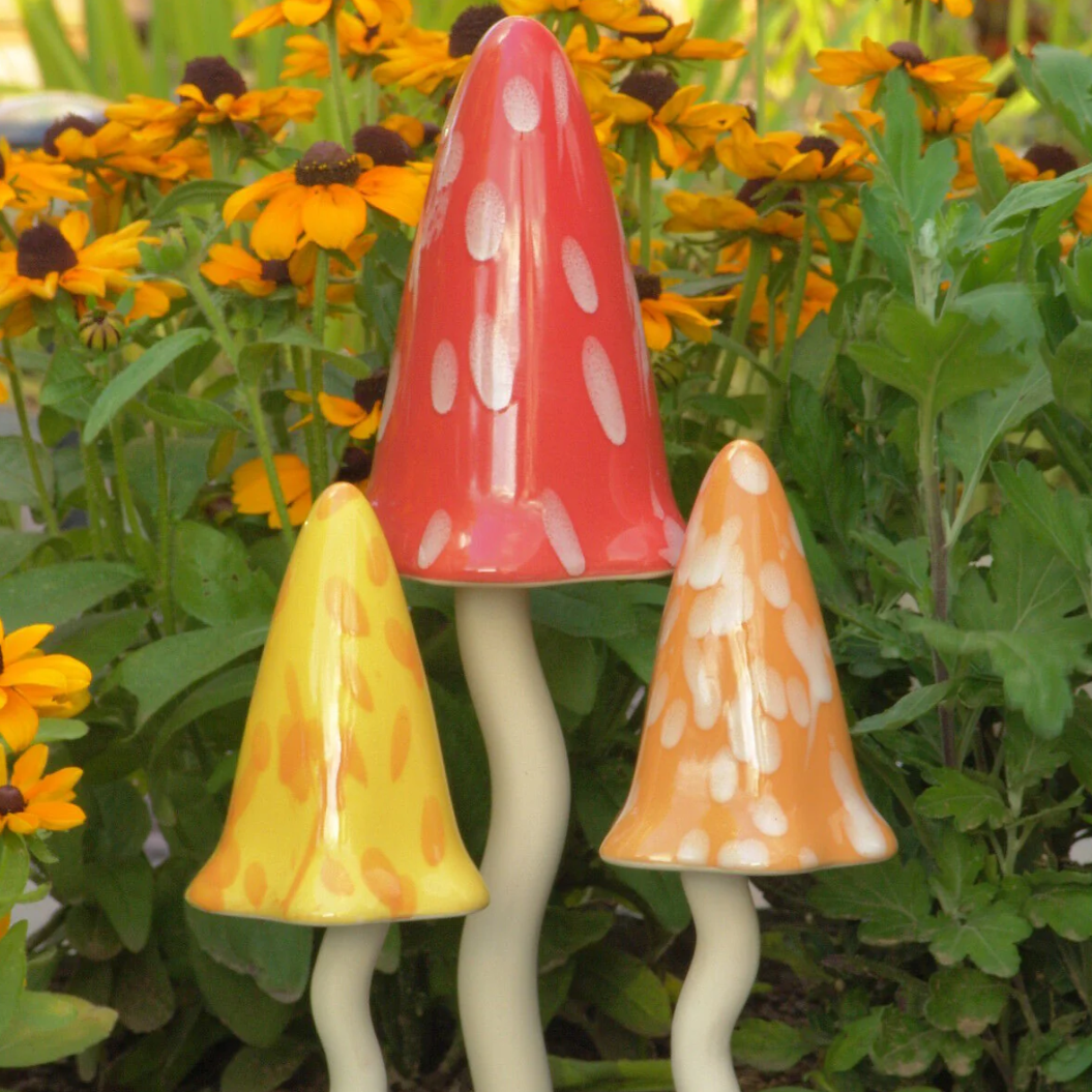 🍄Handmade Ceramic Mushroom Wind Chime