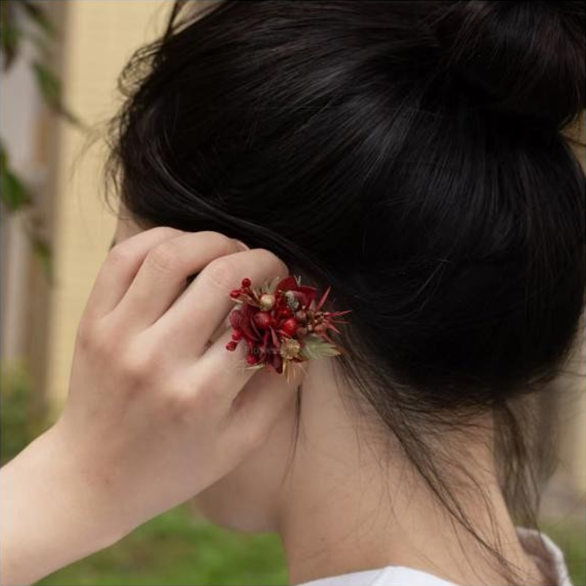 DIY Eternal Bloom Floral Pair Rings(2pcs)