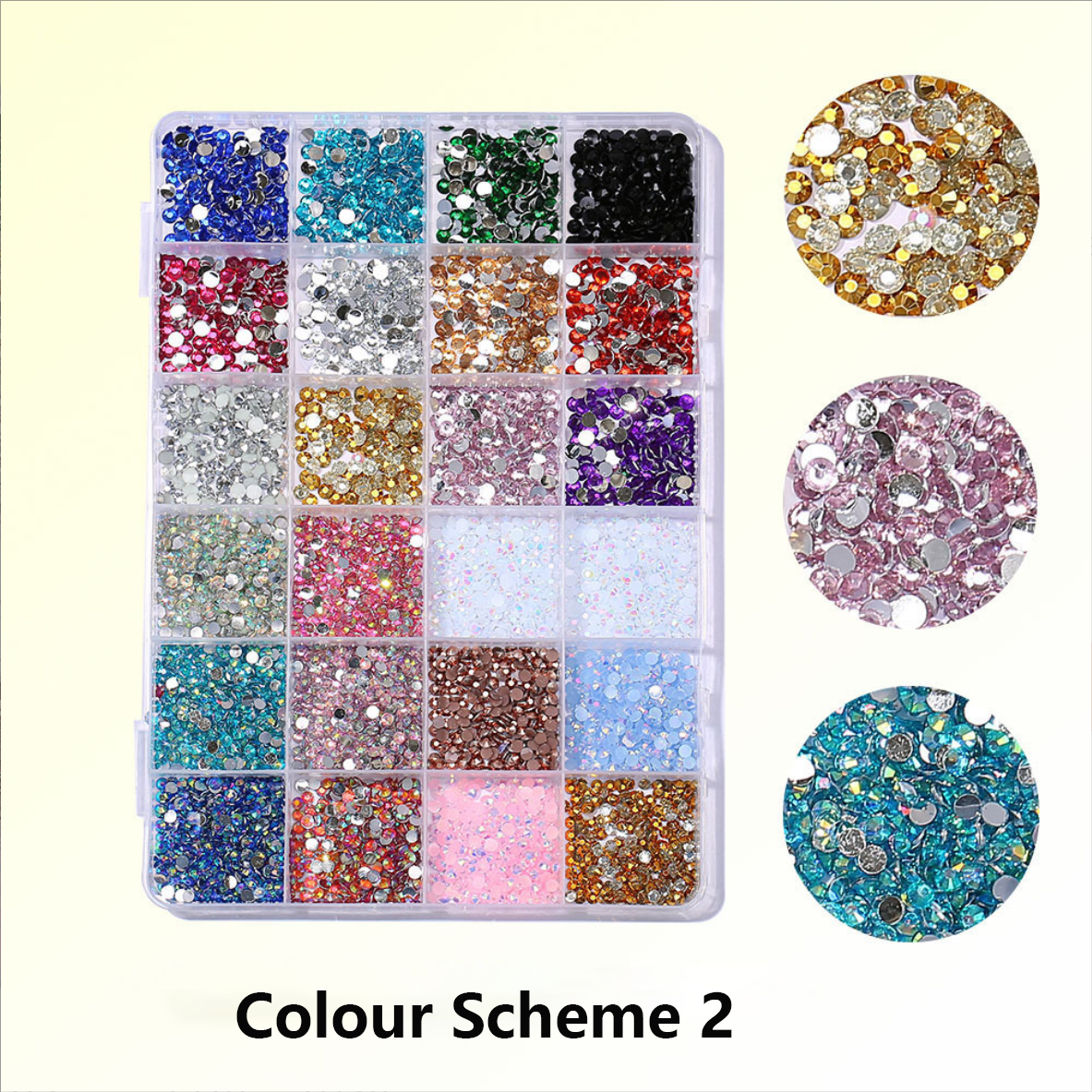 24 Colors DiamondGlow Crystal