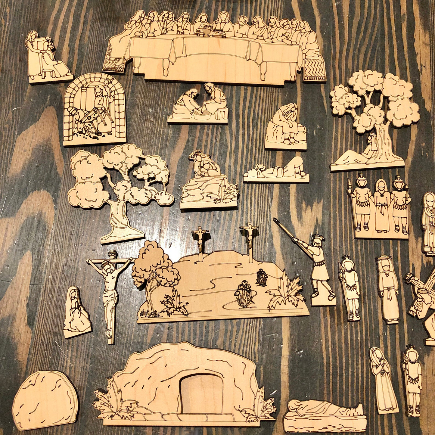 Easter Pre-sale 49%OFF🔥Easter Story Telling Wood Display