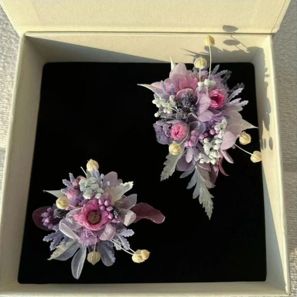 DIY Eternal Bloom Floral Pair Rings(2pcs)
