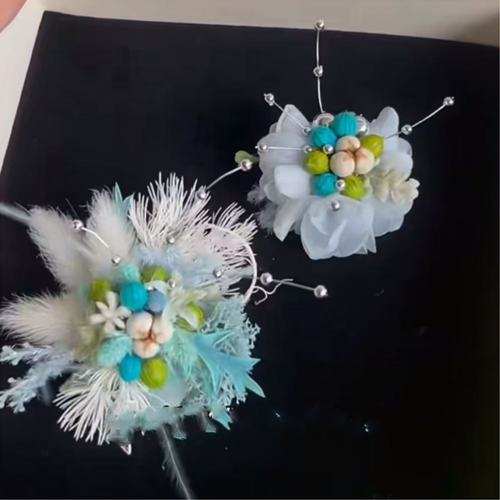DIY Eternal Bloom Floral Pair Rings(2pcs)