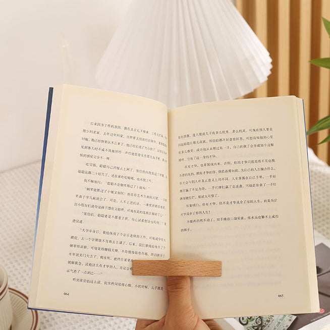 Handmade Walnut Thumb Reading Aid - elehancea