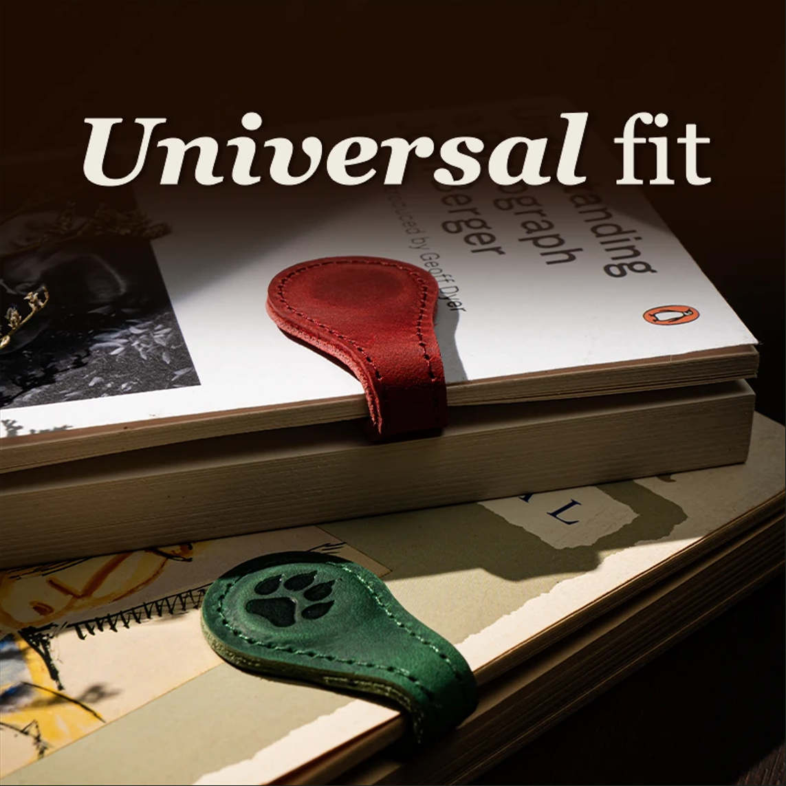 Personalized Magnetic Leather Bookmark