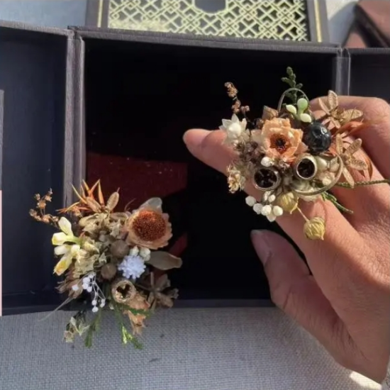 DIY Eternal Bloom Floral Pair Rings(2pcs)