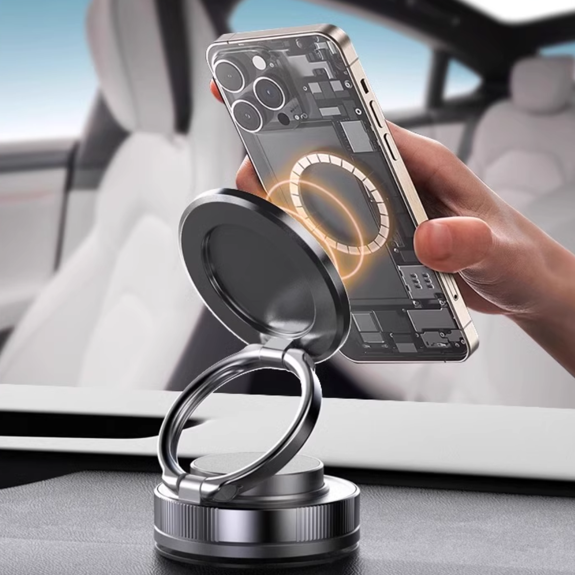 2025 Upgrade Vacuum Suction Magnetic Phone Stand