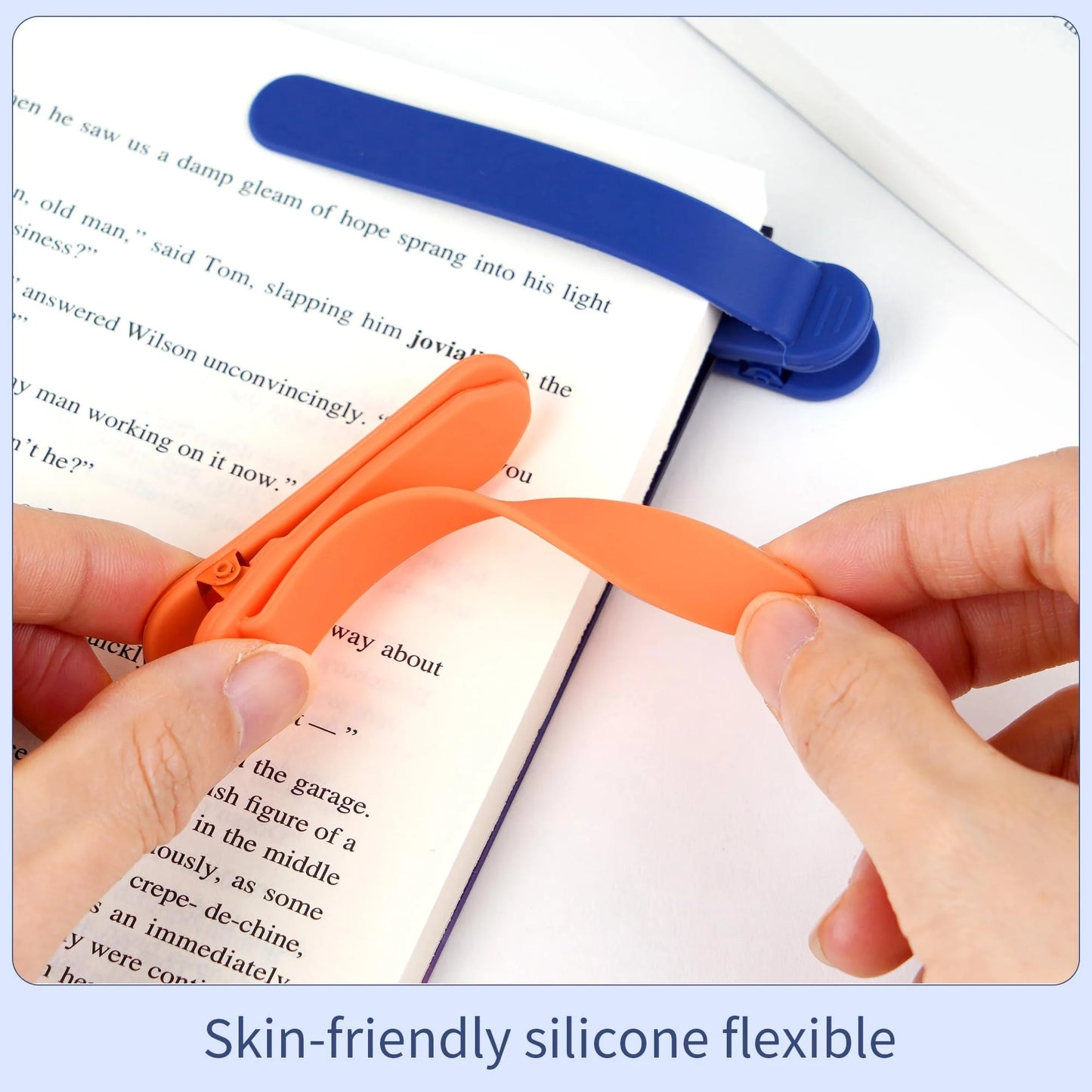 Marque-pages en silicone à forte adsorption prêts à lire