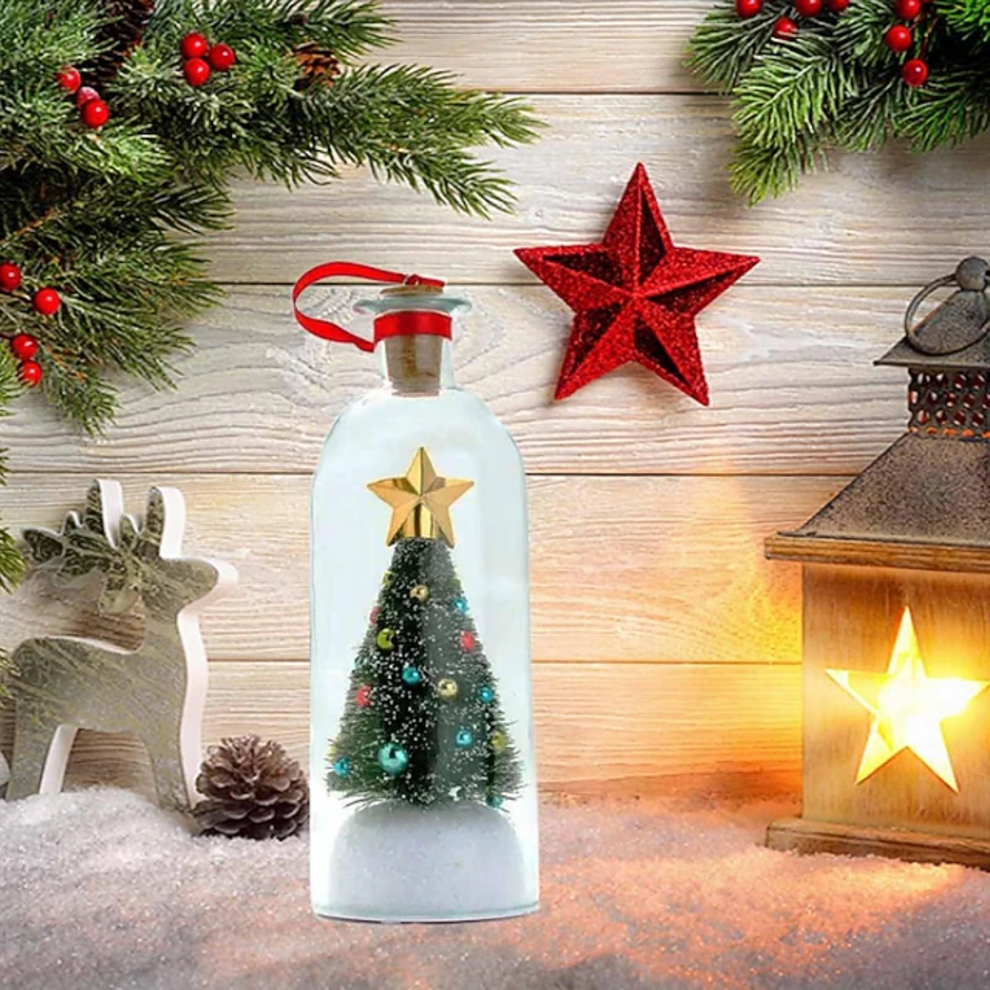 🎄Christmas Tree Message In A Bottle🎁(Record Voices for Those You Love)