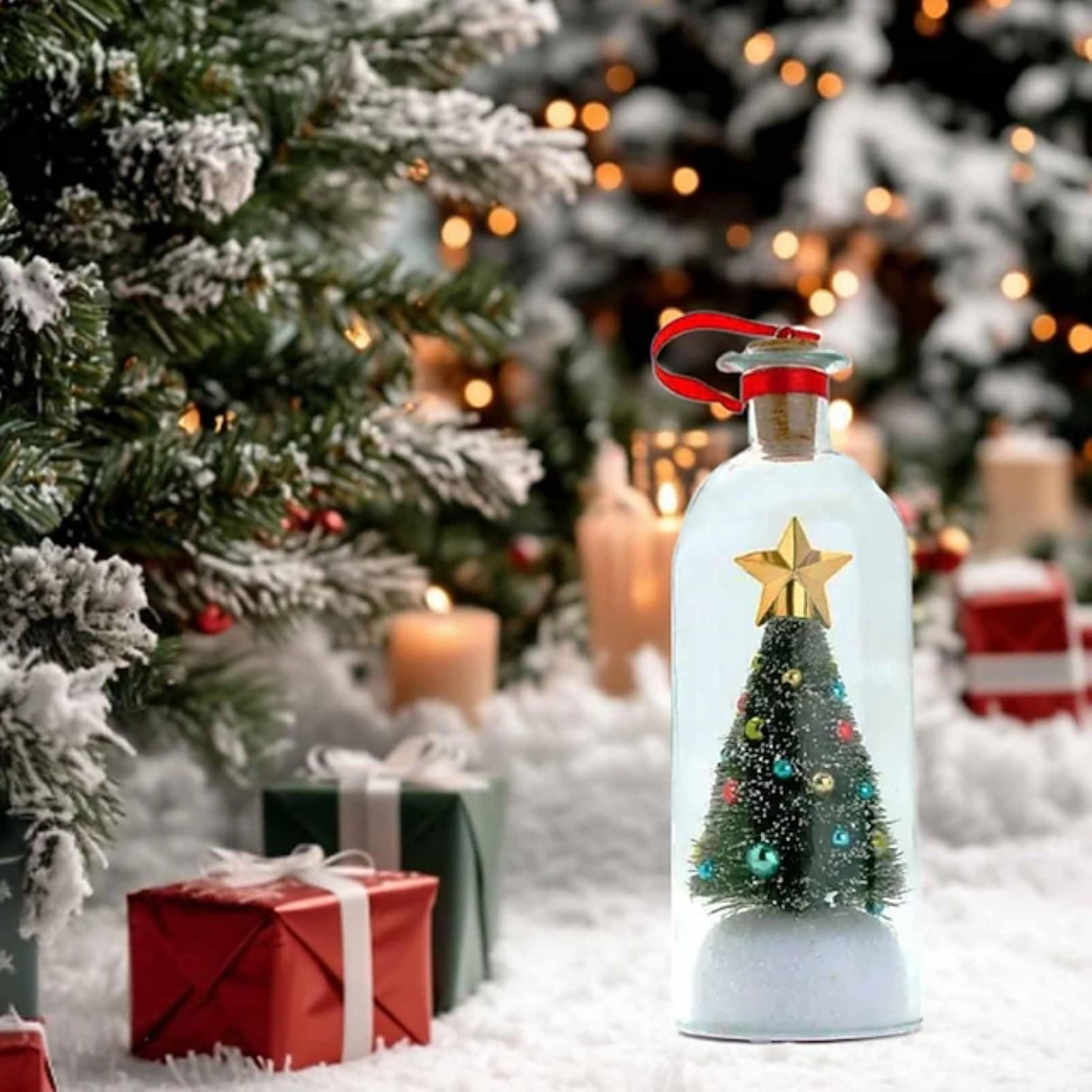 🎄Christmas Tree Message In A Bottle🎁(Record Voices for Those You Love)
