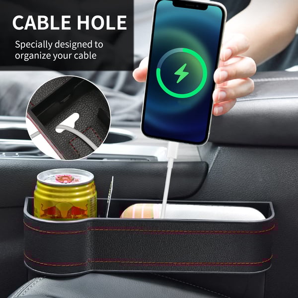 🔥 49% OFF-Leather Multifunctional Car Seat Organizer - elehancea