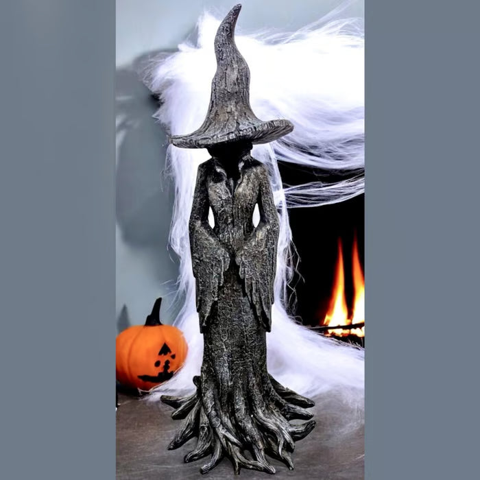 🔥LAST DAY 49% OFF - ❤️🔥🧙♀️Hand-Painted Enchanting Witch Statue: The Guardian of Your Home
