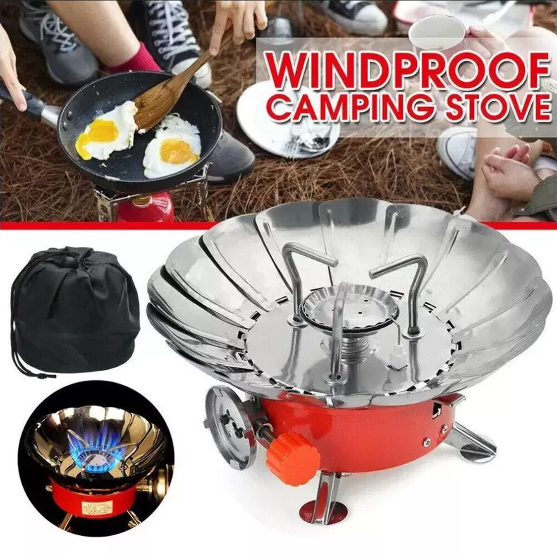 🔥Last Day 49% OFF-Collapsible Windproof Camping Stove
