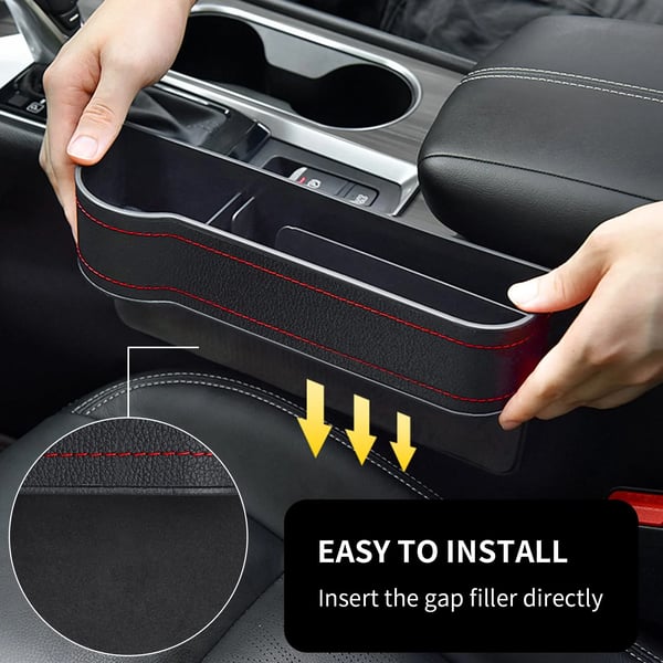 🔥 49% OFF-Leather Multifunctional Car Seat Organizer - elehancea