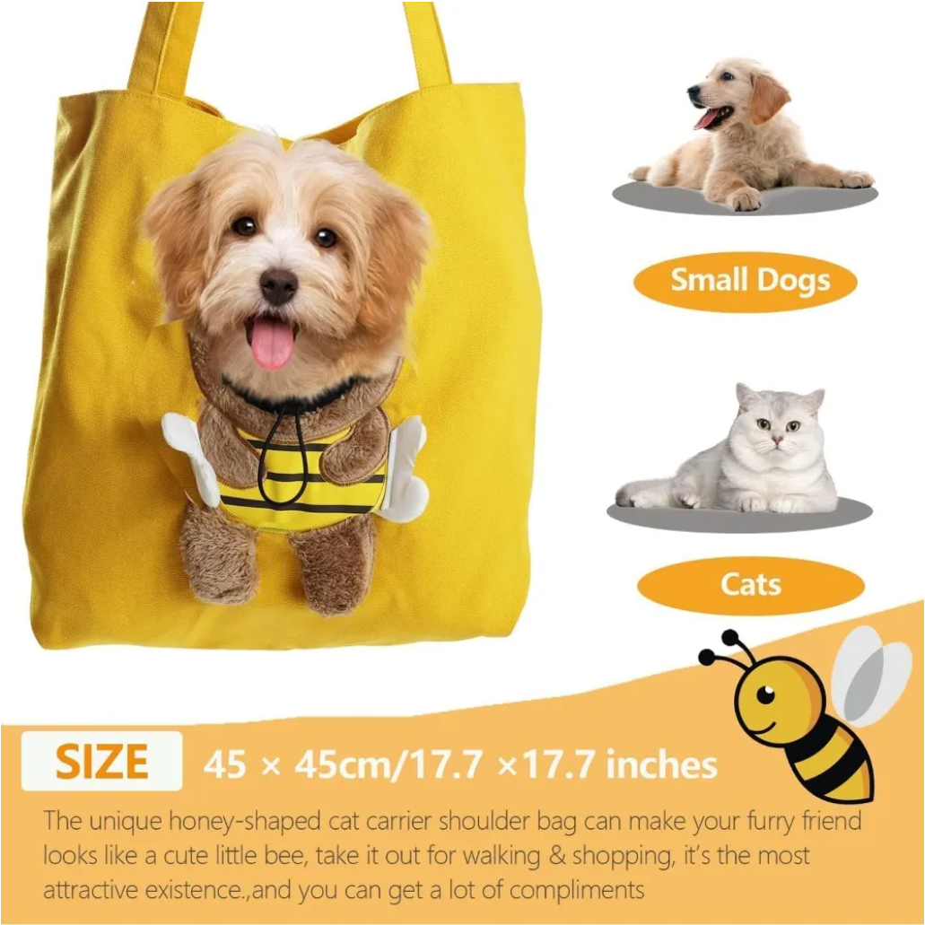 Pet Canvas Shoulder Bag