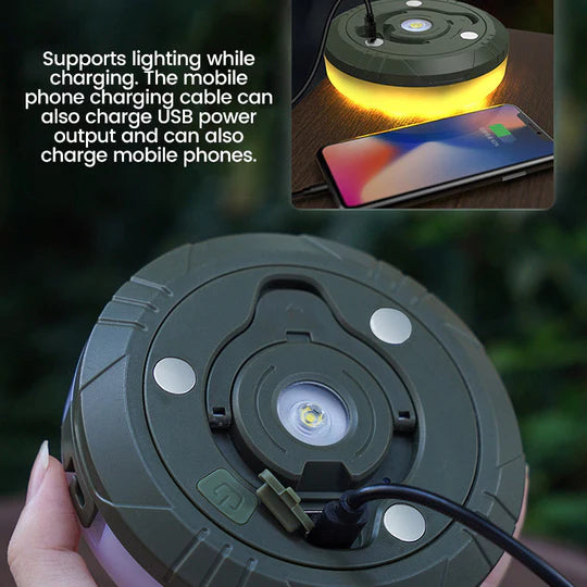 Guirlande lumineuse portable et pliable pour extérieur, étanche