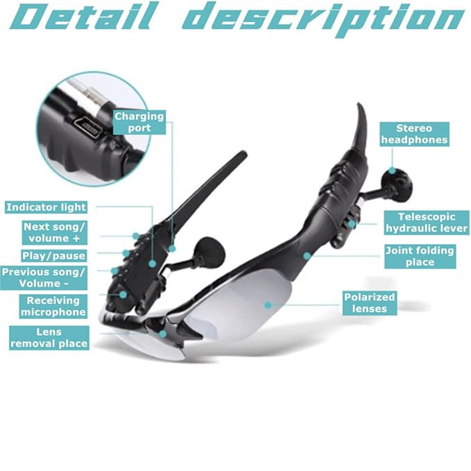 Last Day 49% OFF🔥 Wireless Smart Bluetooth Glasses