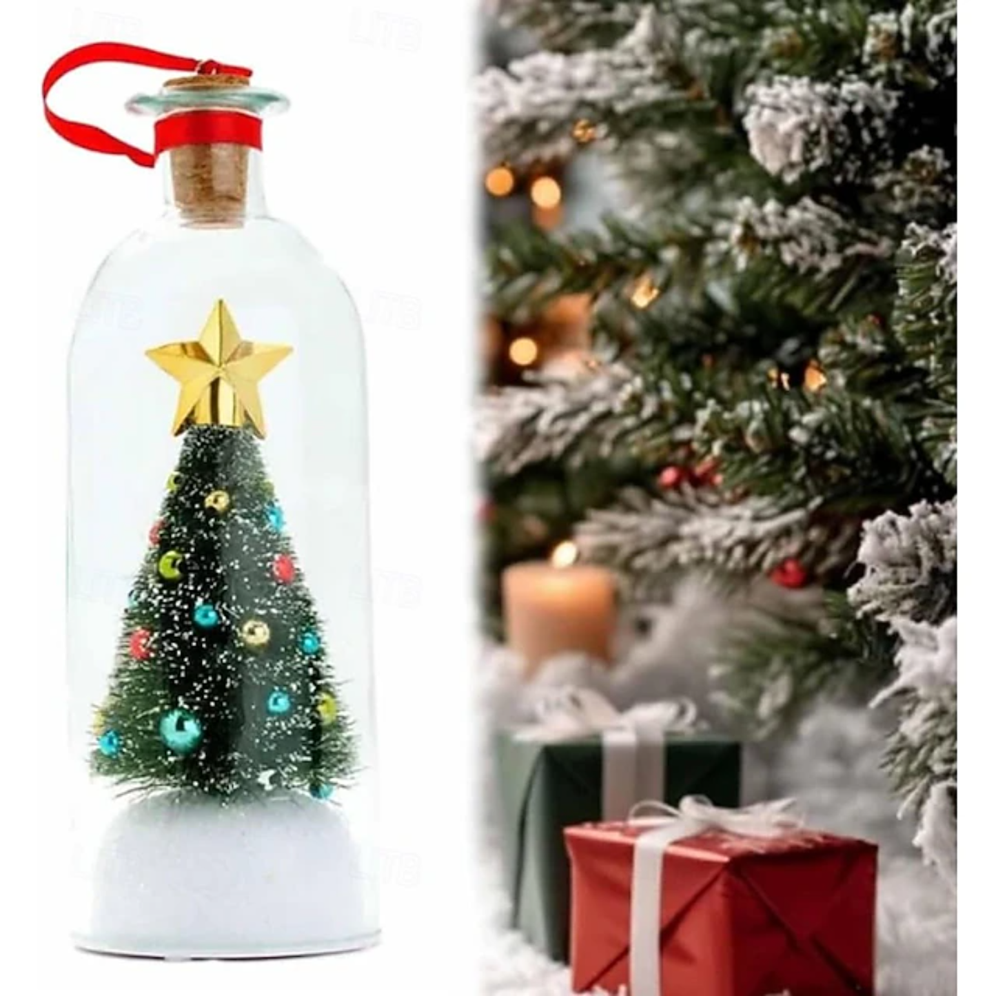🎄Christmas Tree Message In A Bottle🎁(Record Voices for Those You Love)