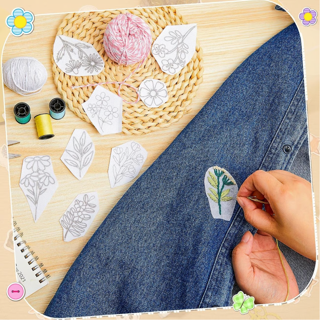 Hot Sale🔥Water Soluble Embroidery Patterns🪡The Perfect Helper Tool For Embroidery Enthusiasts - elehancea