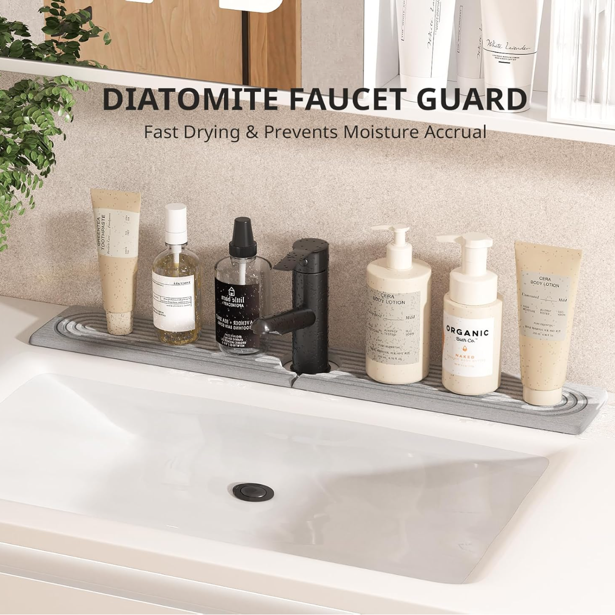 Diatomite Faucet Mat
