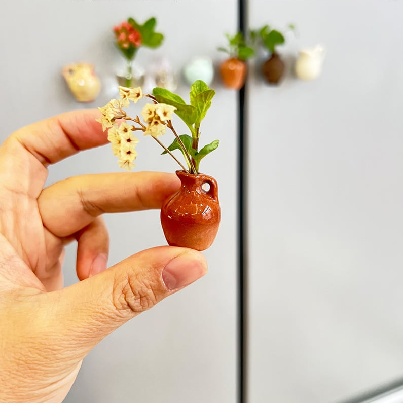 Handmade Mini Ceramic Fridge Stickers
