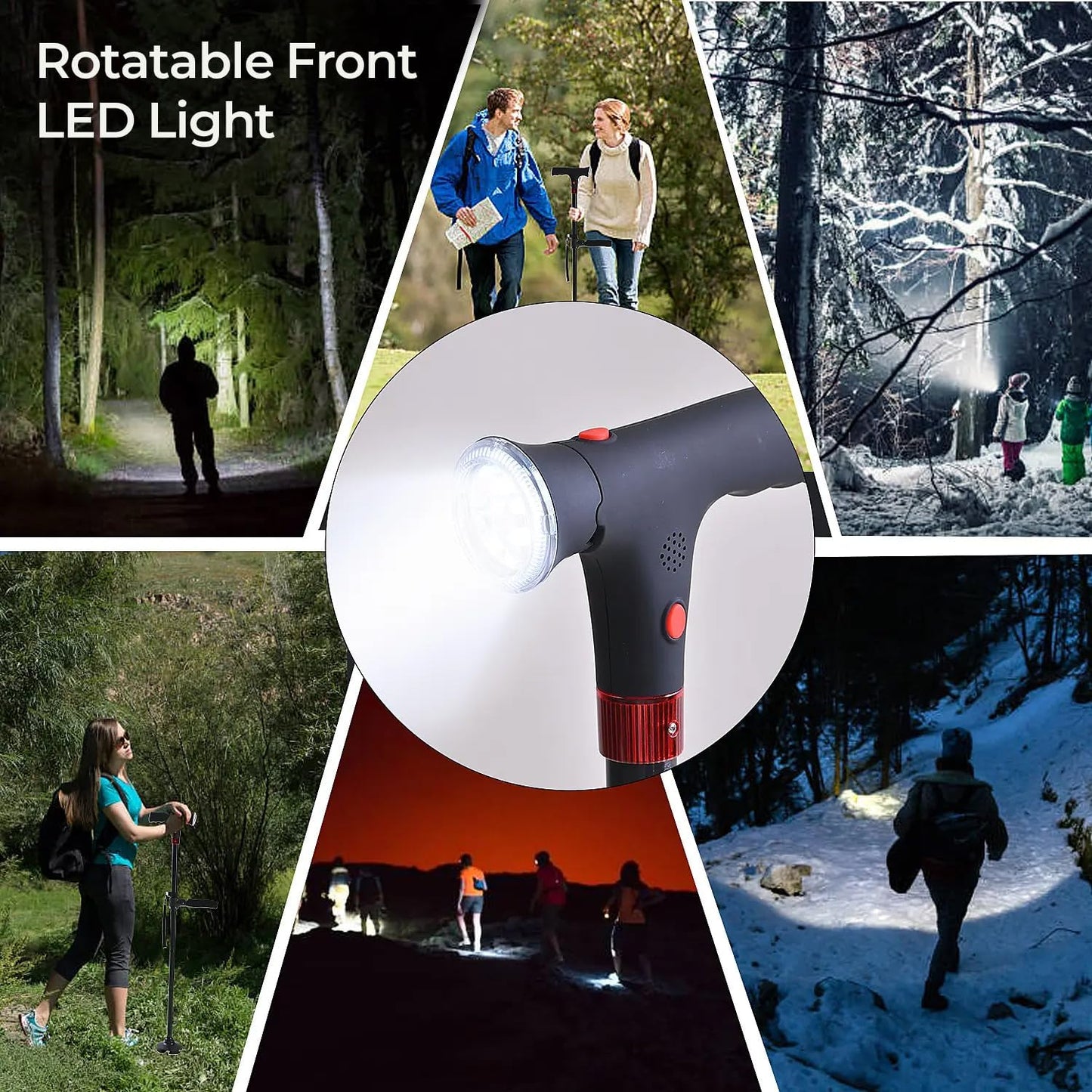 New Year Sale 49% OFF🔥Dual Grip Collapsible Walking Cane