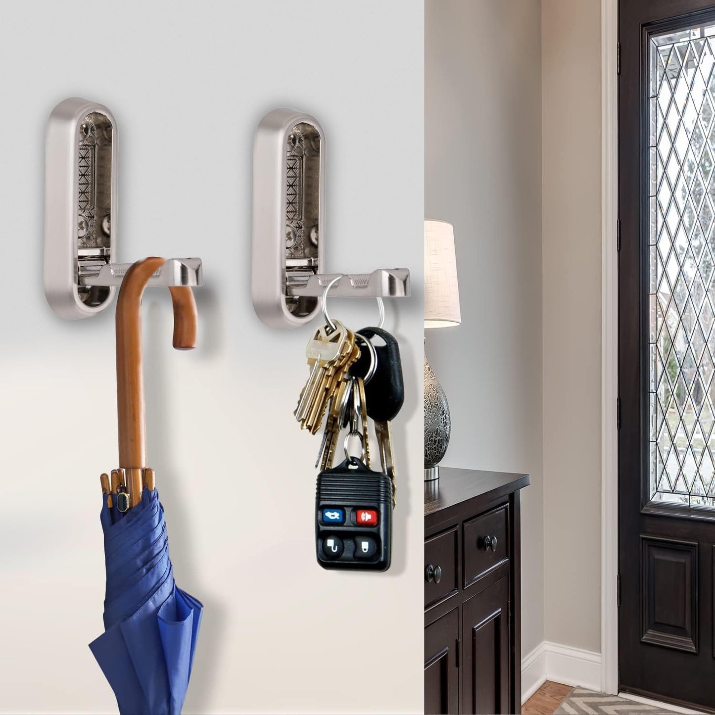 Hot Sale 49%OFF💥2025 Luxury Metal Folding Decorative Hooks