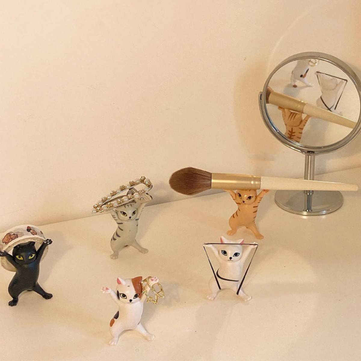 Dancing Cats Pen Holder Weightlifting - elehancea