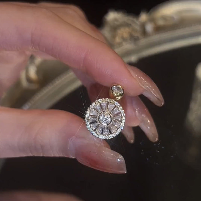 Crystal Anxiety Relief Spinning Ring - elehancea