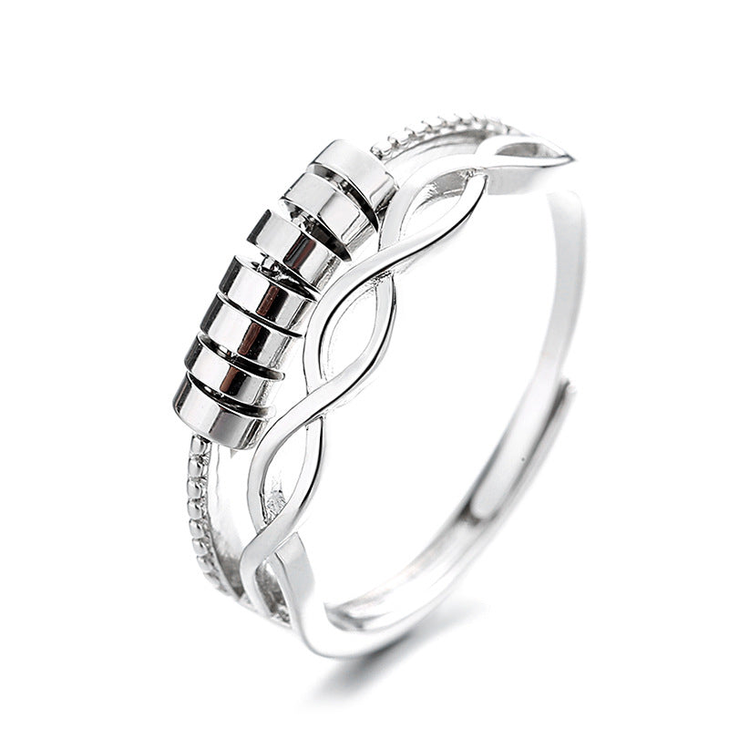 Drive Away Your Anxiety Infinity Fidget Ring - elehancea