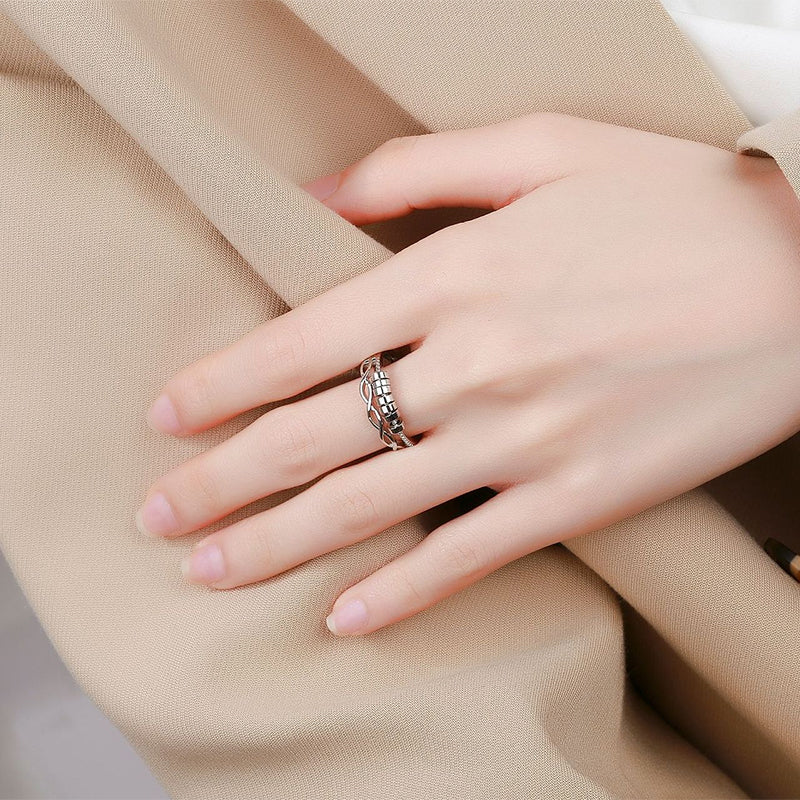 Drive Away Your Anxiety Infinity Fidget Ring - elehancea