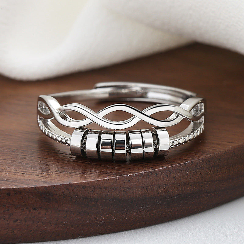 Drive Away Your Anxiety Infinity Fidget Ring - elehancea