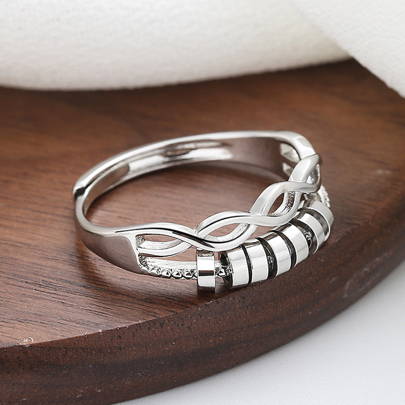 Drive Away Your Anxiety Infinity Fidget Ring - elehancea